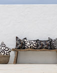 Cushion Cover-Coastal Fringe Black-Tavarua-35cm x 50cm