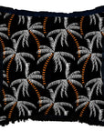 Cushion Cover-Coastal Fringe Black-Tavarua-60cm x 60cm