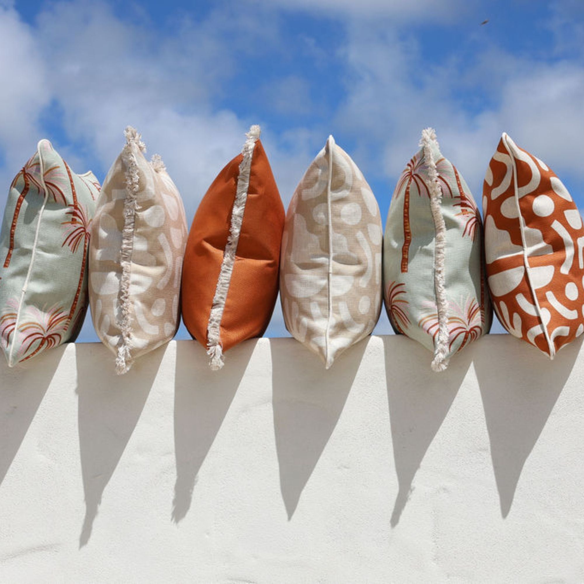 Cushion Cover-Coastal Fringe-Oasis Sage-45cm x 45cm