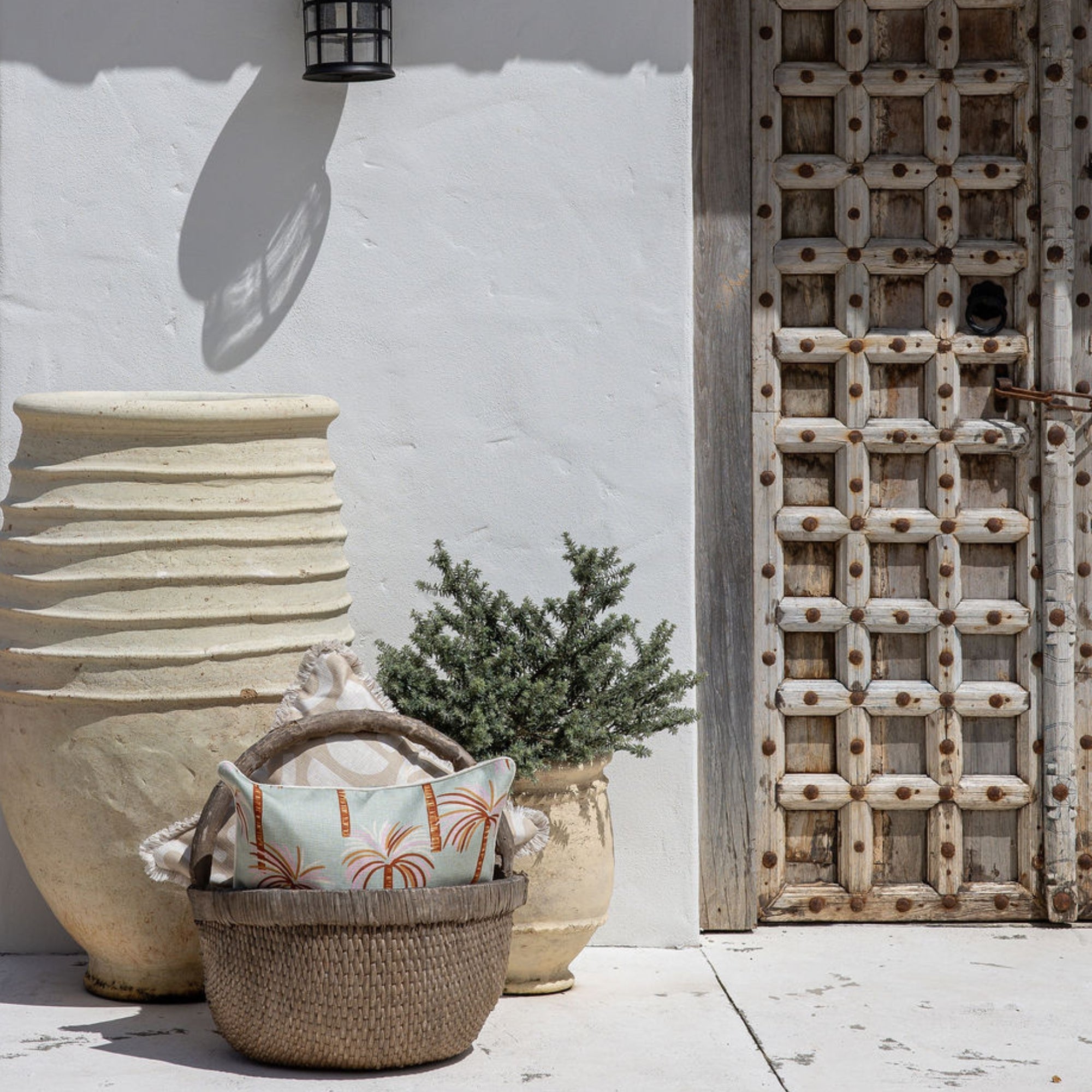 Cushion Cover-Coastal Fringe-Sand Beige-45cm x 45cm