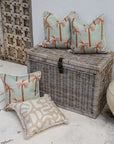 Cushion Cover-Coastal Fringe-Sand Beige-45cm x 45cm