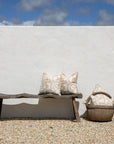 Cushion Cover-Coastal Fringe-Sand Beige-45cm x 45cm