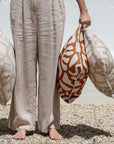 Cushion Cover-Coastal Fringe-Sand Beige-45cm x 45cm