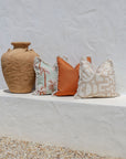 Cushion Cover-Coastal Fringe-Solid Terracotta-45cm x 45cm