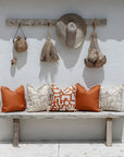 Cushion Cover-Coastal Fringe-Solid Terracotta-45cm x 45cm