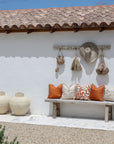 Cushion Cover-Coastal Fringe-Solid Terracotta-45cm x 45cm
