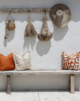 Cushion Cover-Coastal Fringe-Solid Terracotta-45cm x 45cm