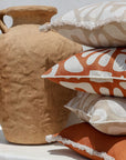 Cushion Cover-Coastal Fringe-Solid Terracotta-45cm x 45cm