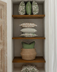 Cushion Cover-Coastal Fringe-Seaweed-45cm x 45cm