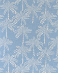 Cushion Cover-With Piping-Cabana Palms Pale Blue-35cm x 50cm