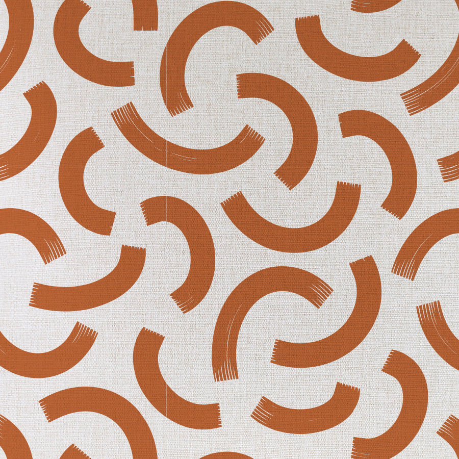 Cushion Cover-Coastal Fringe-Muse Burnt Orange-45cm x 45cm
