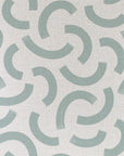 Round Placemat-Coastal Fringe-Muse Seafoam-40cm