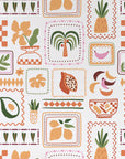 Cushion Cover-With Piping-Fruit Salad White-35cm x 50cm