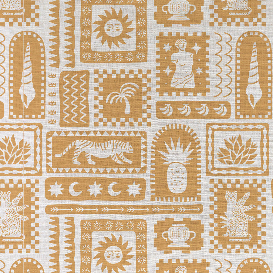 Cushion Cover-With Piping-Naxos Mustard-45cm x 45cm