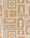 Cushion Cover-Coastal Fringe-Naxos Mustard-45cm x 45cm