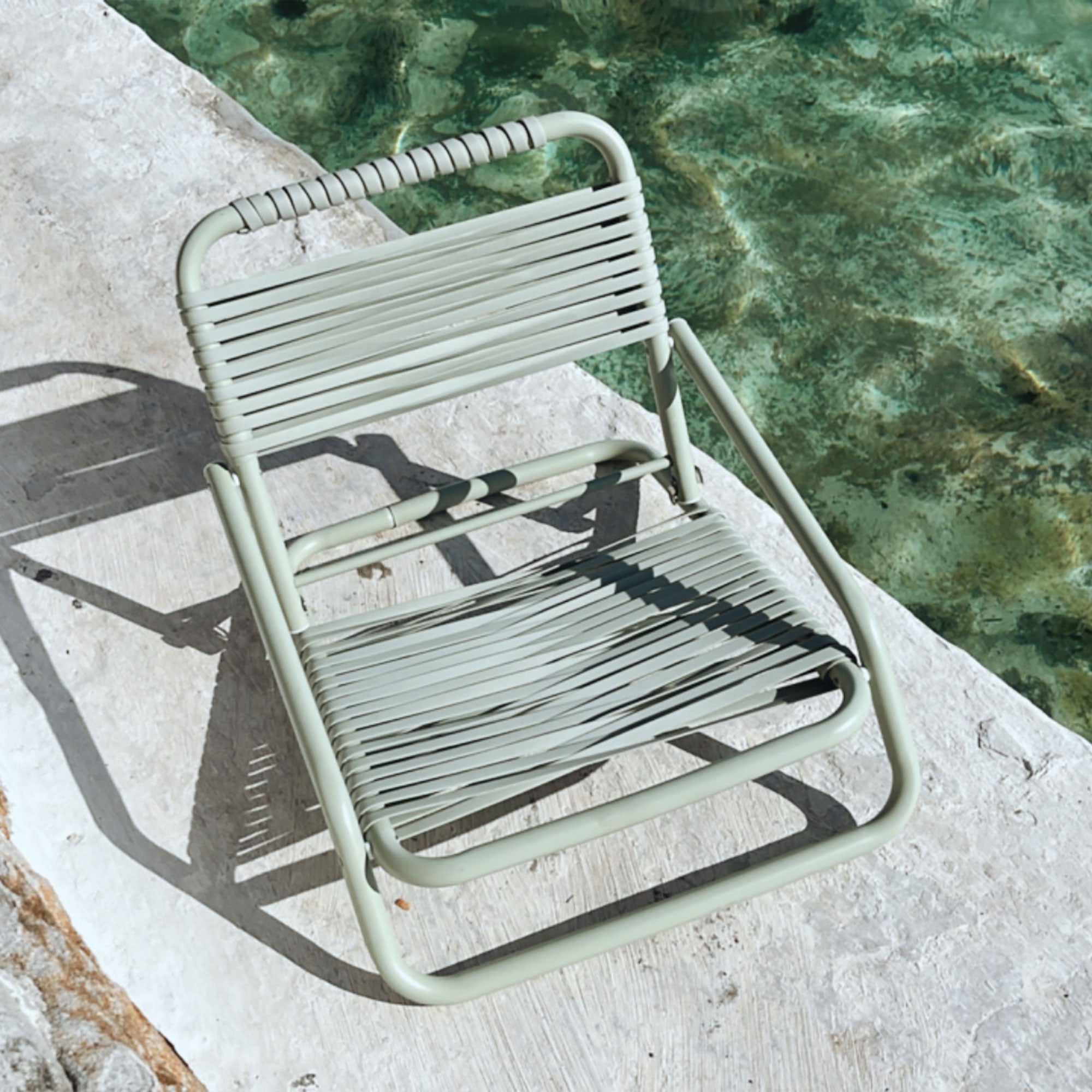 Designer Beach Chair-Sage