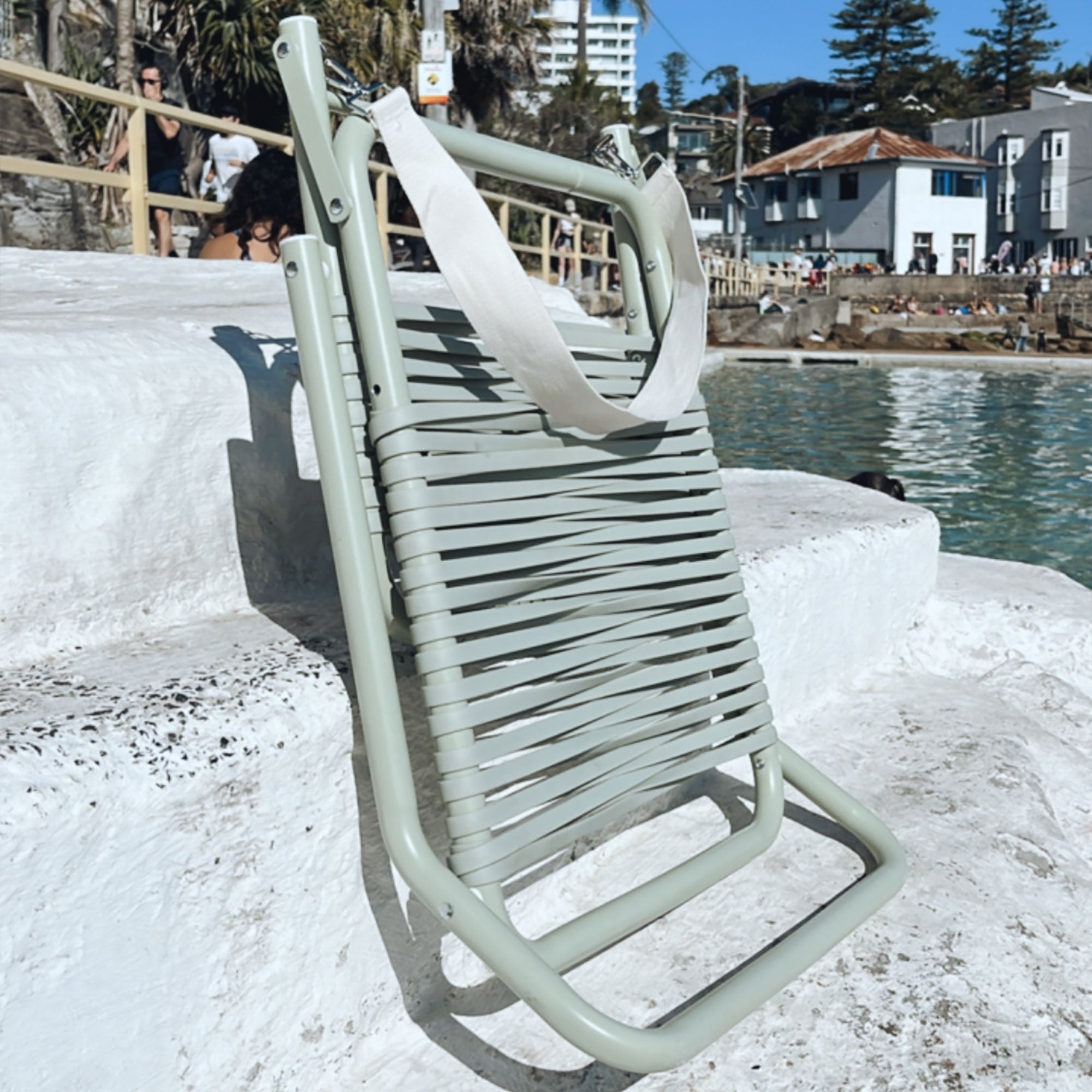 Designer Beach Chair-Sage