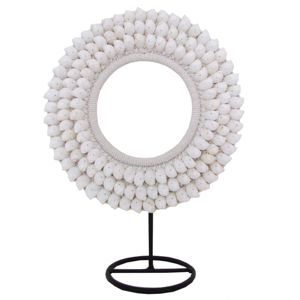 Shell Shape Stand Tribal Shell Decor Stand-White Shells-Medium – Escape to Paradise