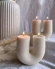 Arch Candle-Natural-Lime, Basil & Citrus