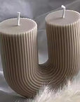 Arch Candle-Beige-Sea Salt & Caramel