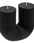 Arch Candle-Black-Cranberry