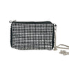 Black Diamond Fabric Handbag