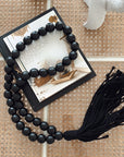 Large Wood Beads-Black