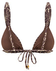 Ruched Bikini Top-Kai