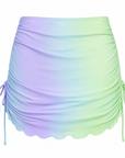 Mesh Skirt-Gradient Purple