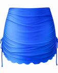 Mesh Skirt-Gradient Blue