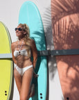 Bandeau Bikini Bottom-Ribbed Ivory
