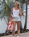 Striped Beach Bag-Bahamas