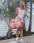 Striped Beach Bag-Bahamas