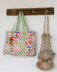 Striped Beach Bag-Jamaica