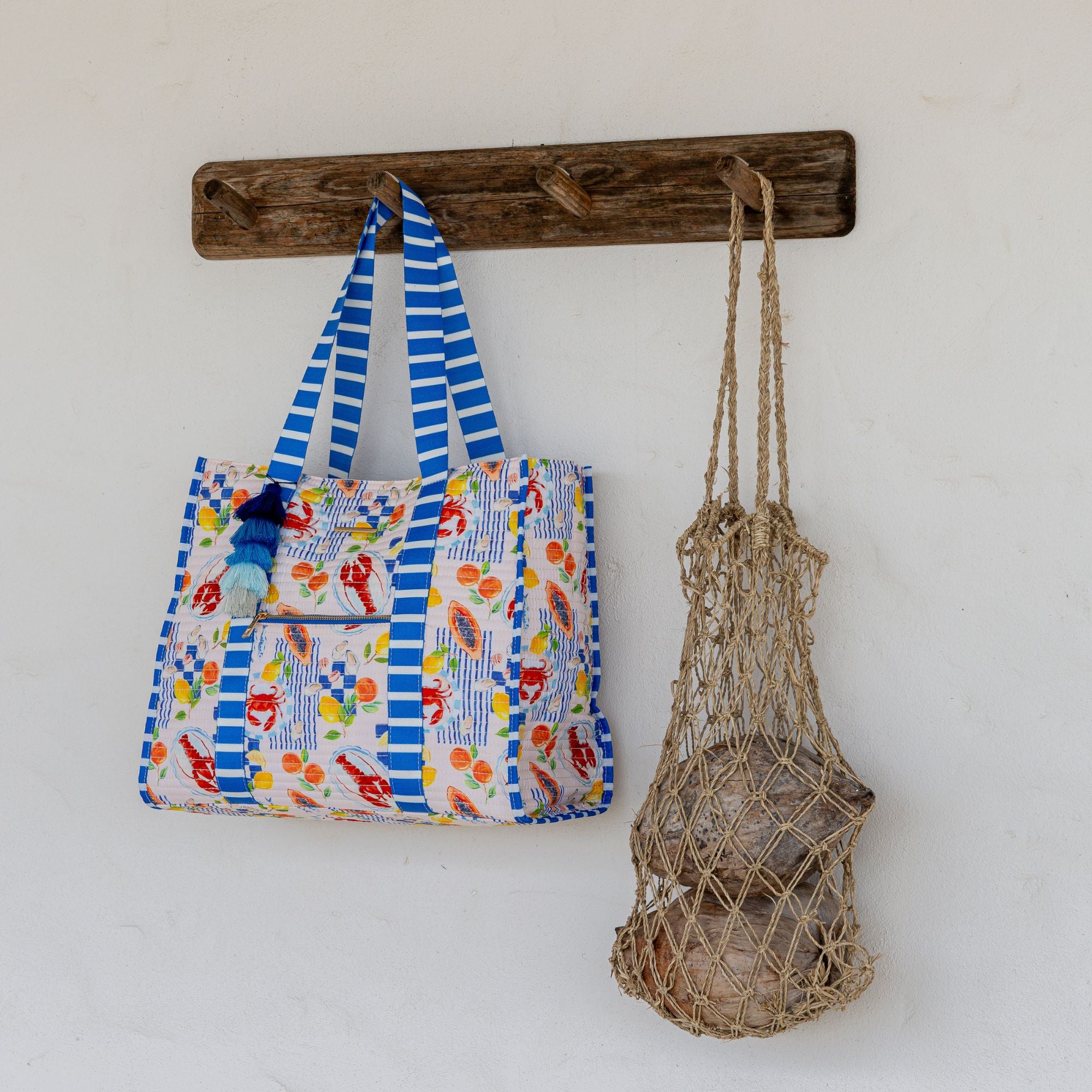 Striped Beach Bag-La Mer