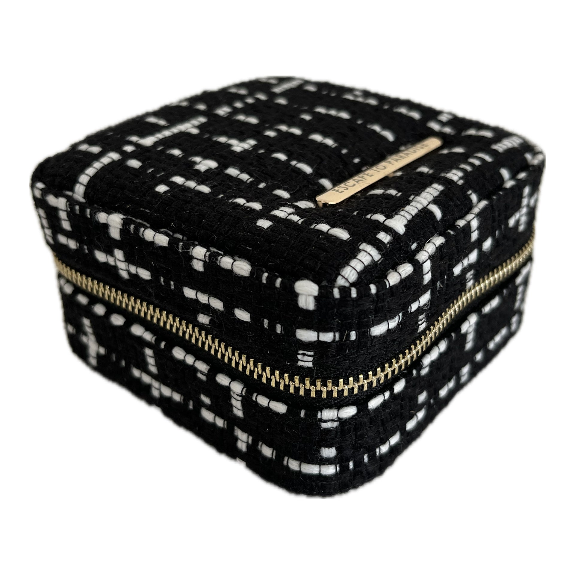 TWEED JEWELLERY TRAY SMALL BLACK