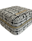Small Tweed Jewellery Box-Cream