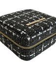 Small Tweed Jewellery Box-Khaki