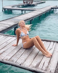 Triangle Bikini Set-Aegean Sea
