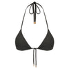 Cross Back One Piece-Ribbed Black