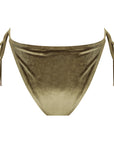 Thin Tie Side Bikini Bottom-Velvet Green