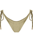 Thin Tie Side Bikini Bottom-Velvet Green