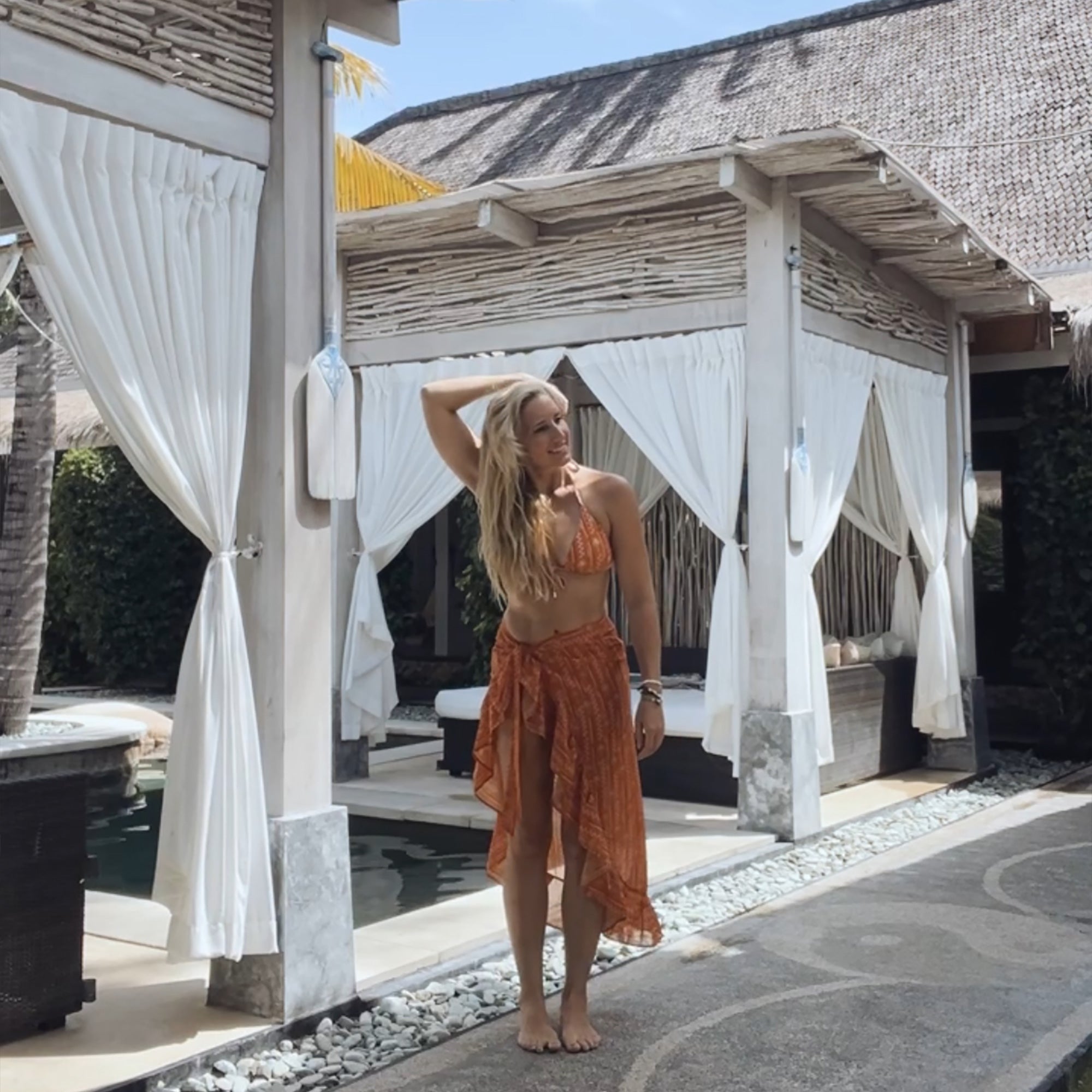 Triangle Bikini Top-Morocco