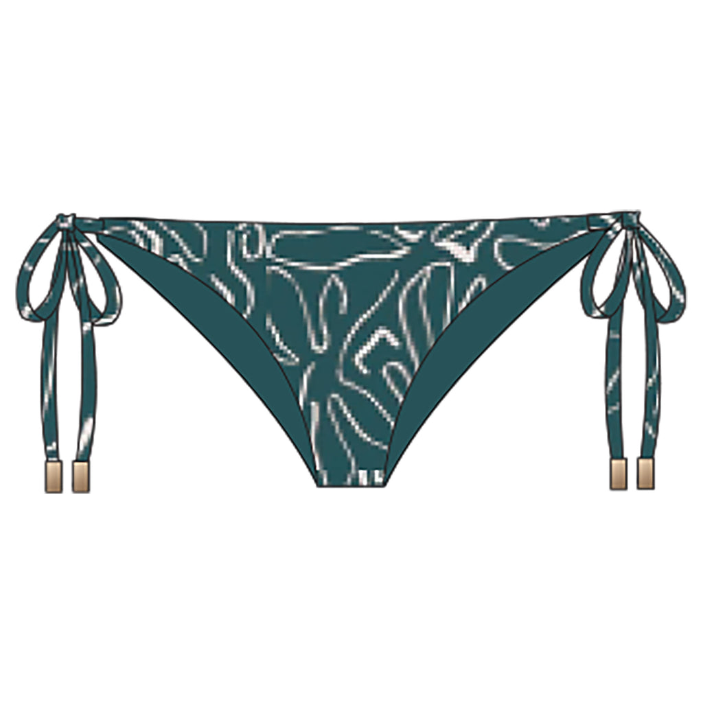 Thin Tie Side Bikini Bottom-Amazon