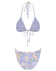 Triangle Bikini Set-Lovely Lavender
