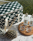 Cooler Bag-Large-Check Palm Kale