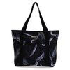 Black Diamond Fabric Handbag
