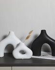 Cutout Vase-White