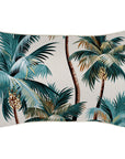Cushion Cover-With Piping-Palm Trees Natural-35cm x 50cm
