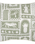 Cushion Cover-With Piping-Naxos Sage-45cm x 45cm